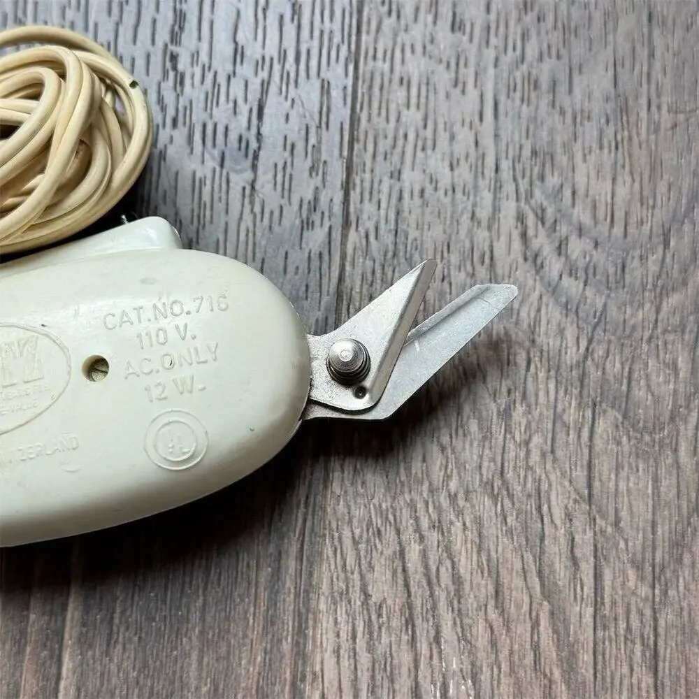 Vintage 1960s Dritz Electric Scissors Original Swiss Design WORKS